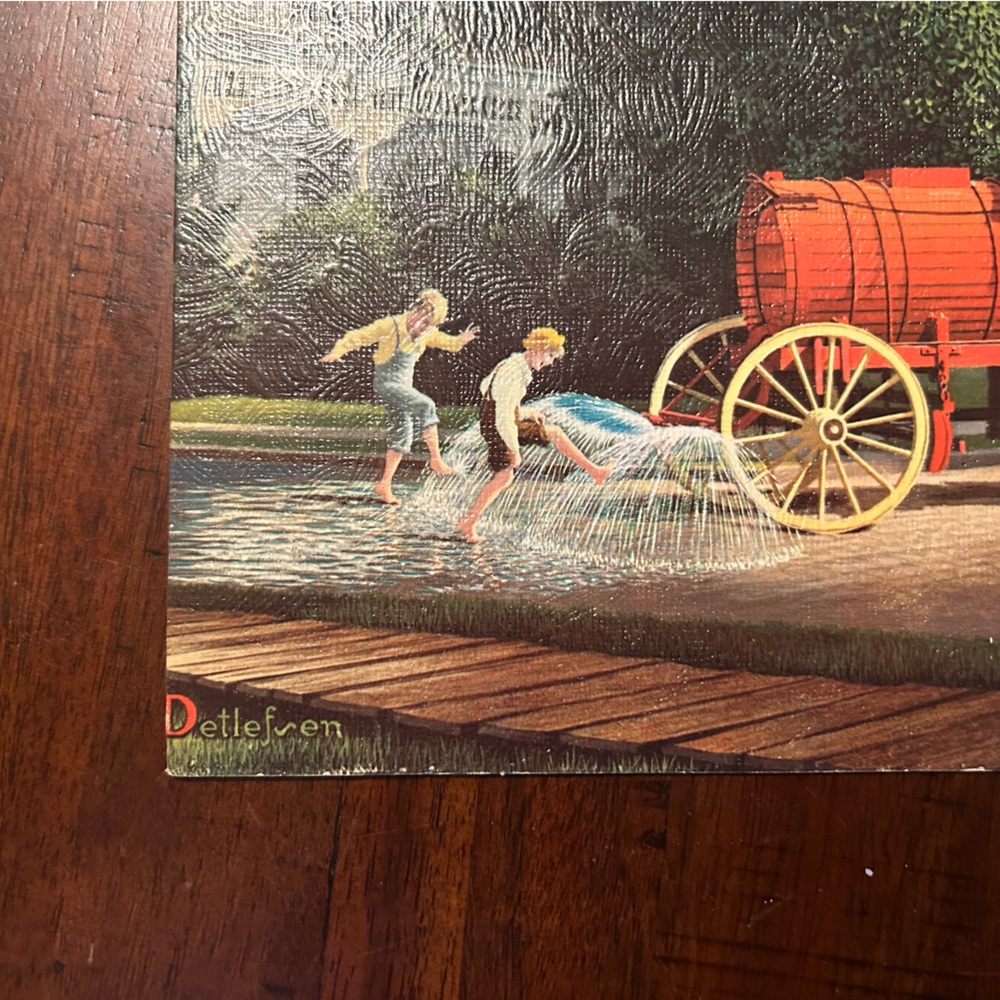 “Happy Days” Vintage Art Print - Picture 2 of 3